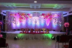 3D Paper Floral And Hangings Theme Backdrops-24